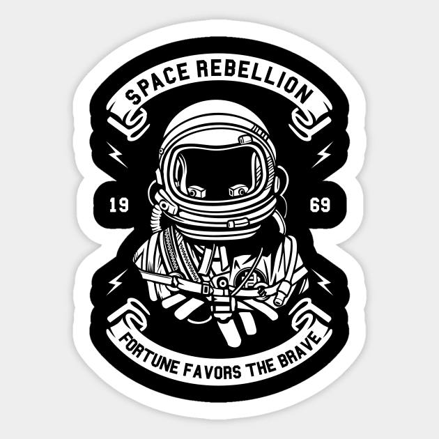 Space Rebellion Sticker by Z1